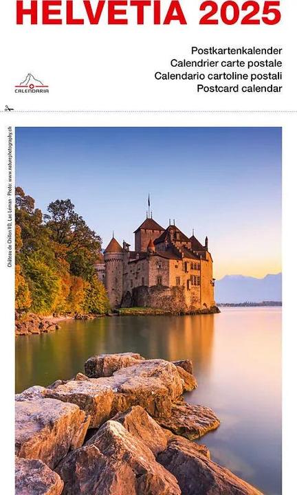 Produktbild Helvetia Postkartenkalender 2025 (16.5 x 23 cm)