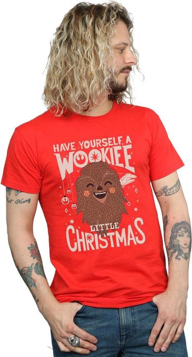 Image du produit Star Wars - T-shirt WOOKIEE LITTLE CHRISTMAS - Homme (XL)