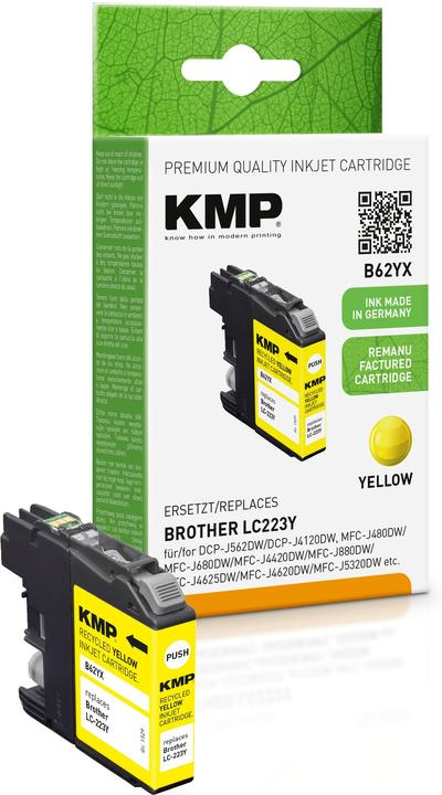 Produktbild KMP Tinte ersetzt LC223Y (Y)