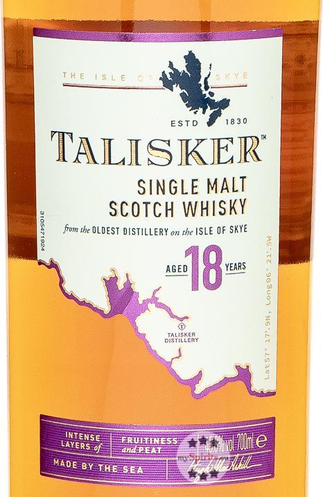 Produktbild Talisker 18 Years (1 x 70 cl)