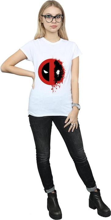 Produktbild Deadpool Split Splat Logo TShirt (M)