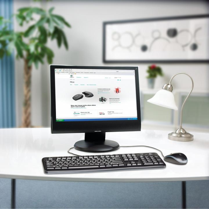Image du produit Logitech MK120 (ING. Int., Filaire)