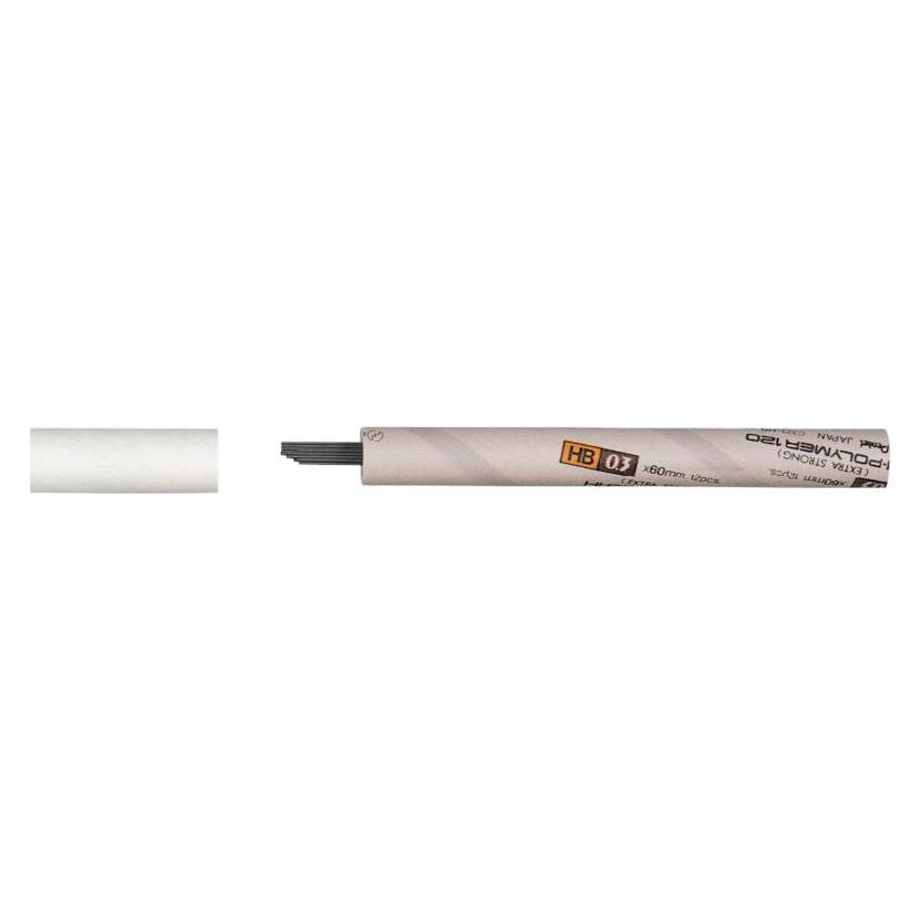 Pentel 0,3 mm HB-dureté de crayon de rechange pour Super mines Hi &Pollymer automatique pour Porte-Mines, Lot de 12 pièces - 1 Tube