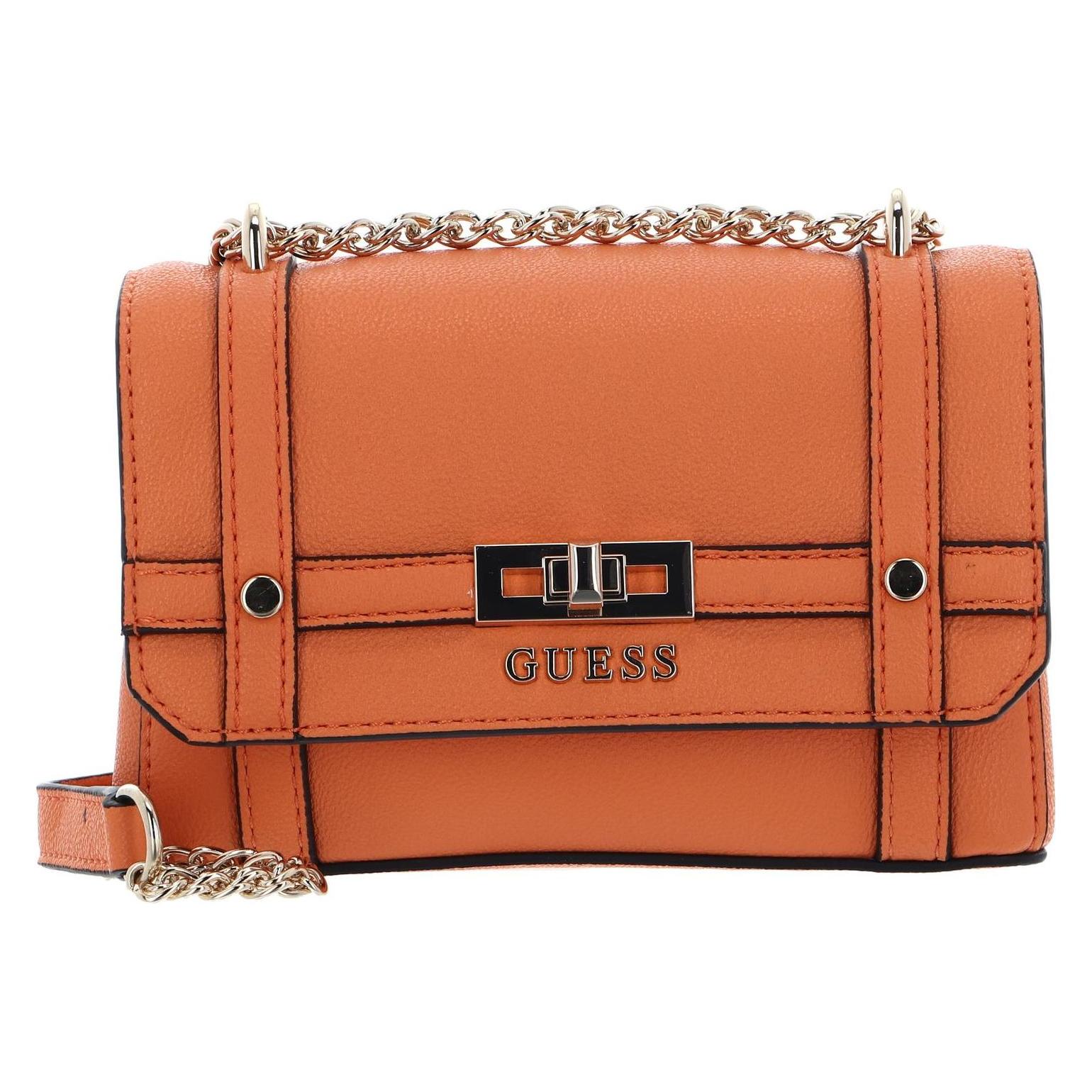 Guess, Damen, Handtasche, Emilee Mini Convertible Crossbody Flap, Orange