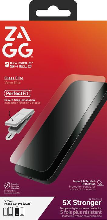 Immagine prodotto Zagg Glass Elite (1 Pezzo/i, Apple iPhone 17 Pro)
