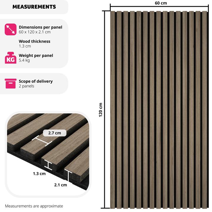 Immagine prodotto tectake Set di 2 pannelli acustici Sonic Wall (2 pz.)