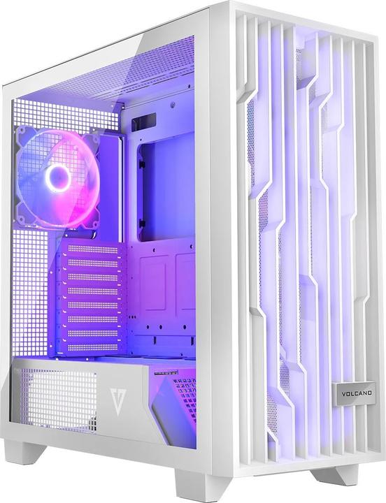 Produktbild Modecom Volcano Perun Apex ARGB biała (mATX, Mini-ITX, ATX, E-ATX)