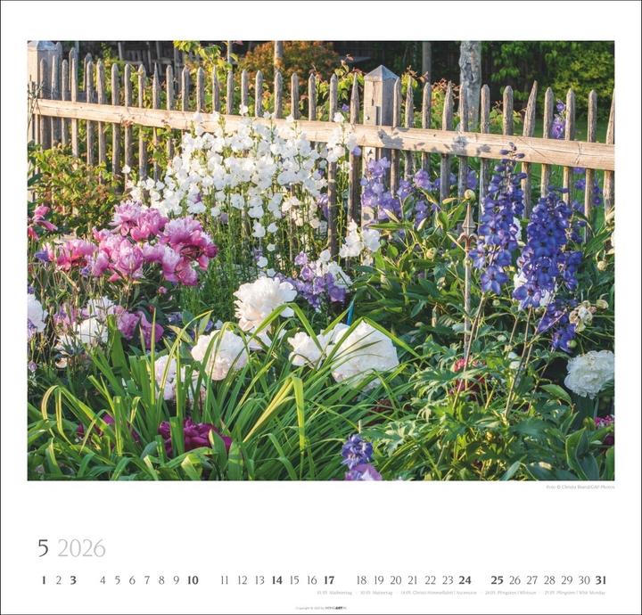 Actual product image Bauerngärten Kalender 2026 (48 x 46 cm)
