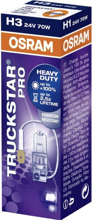 Actual product image Osram Truckstar Pro (H3)