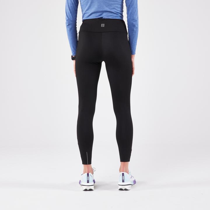 Produktbild Kalenji Lauftights lang Damen warm - Run 100 schwarz (W28/L31)