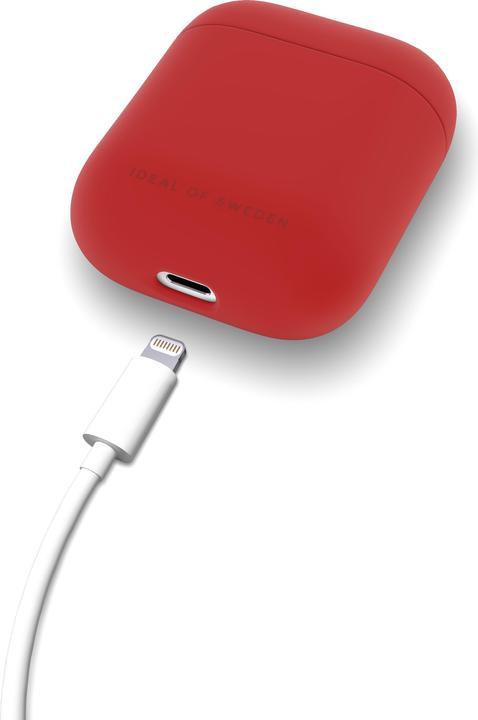 Immagine prodotto iDeal Of Sweden Airpods laadimiskarbiümbris (1/2 gen) Custodia trasparente, punane