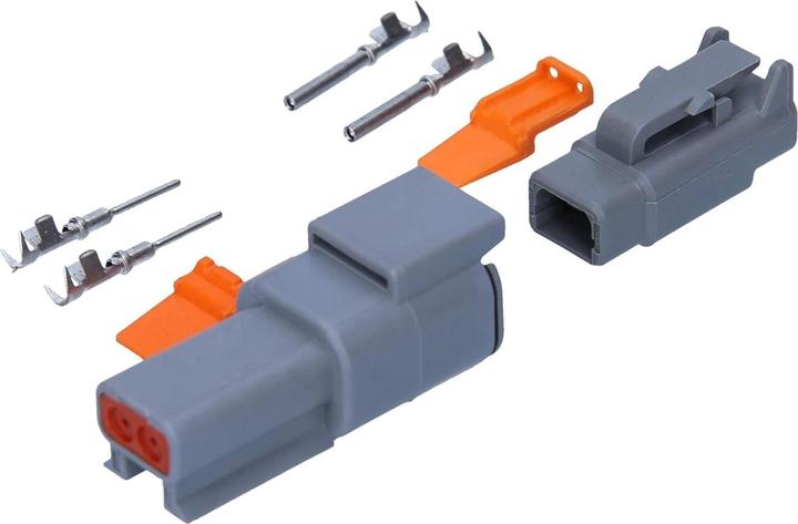 Actual product image Kalitec GERMAN DTM Set 2-pin waterproof automotive industrial plug KALI-1402 0.3-1.3mm² I Original from