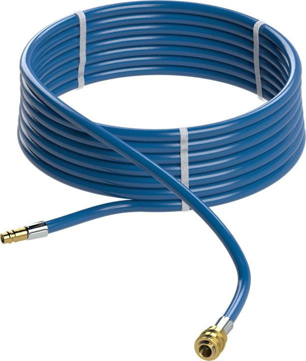 Produktbild Riegler Weich-PVC-Druckluftschlauch-Set Innen-Ø 9 mm Aussen-Ø 14,5 mm Länge 10 m Schnellverschlusskupplung