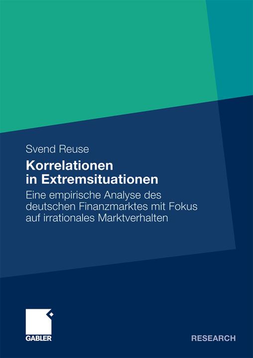 Produktbild Korrelationen in Extremsituationen (Deutsch, Svend Reuse, 2011)