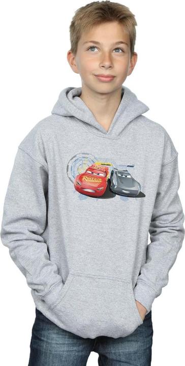 Immagine prodotto Disney Cars Lightning Vs Storm Felpa con Cappuccio Ragazzi (128)