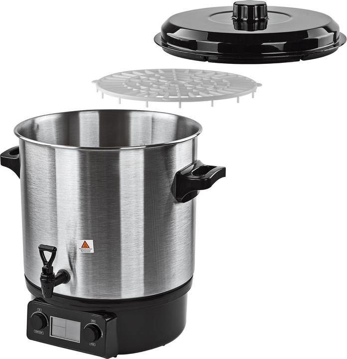 Actual product image Dema Stainless Steel Preserving Pot Preserving Cooker 2000W 27 l (27 l)