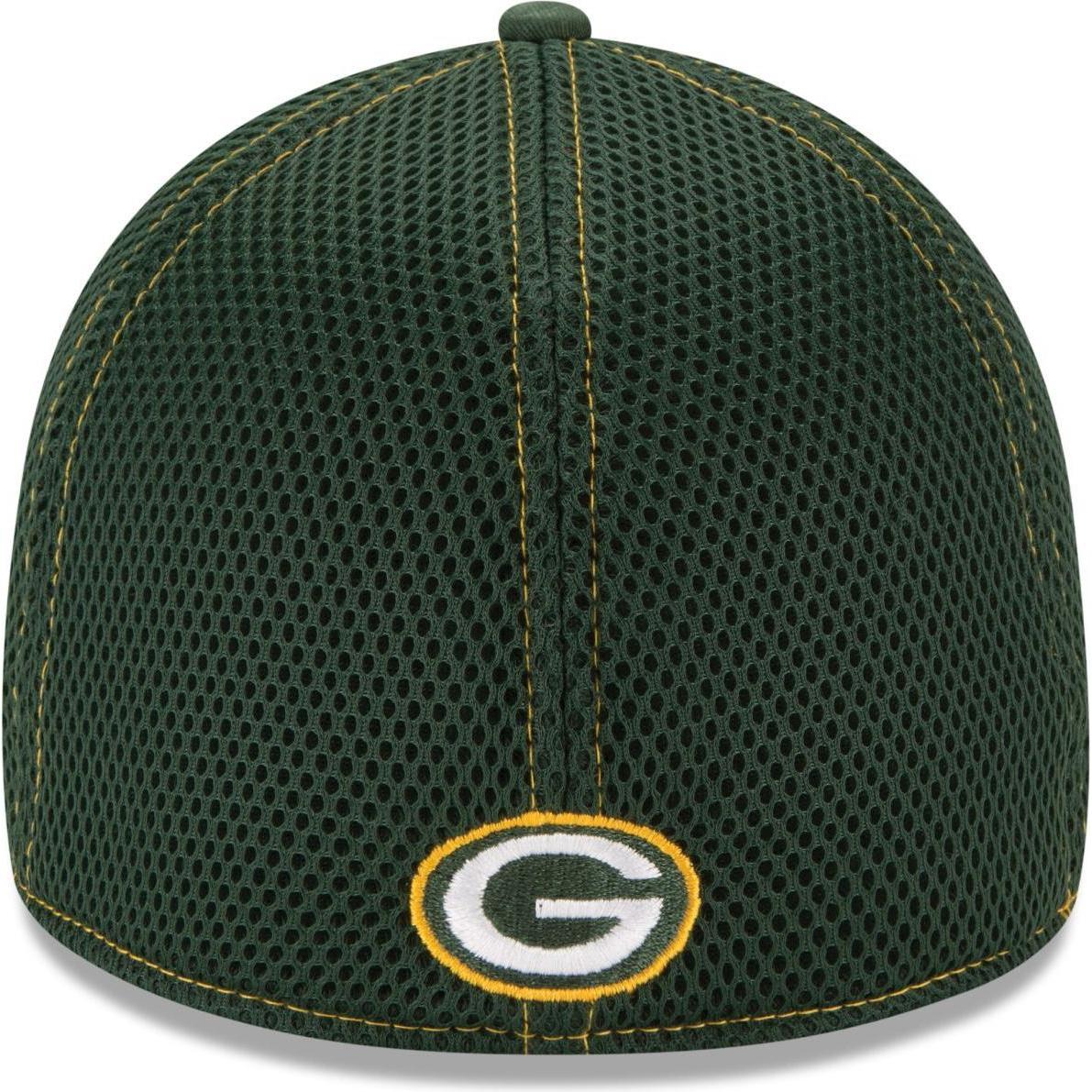 Thumbnail - New Era, Herren, Cap, 39Thirty Stretch Mesh Cap Green Bay Packers - S/M, Grün, (M)
