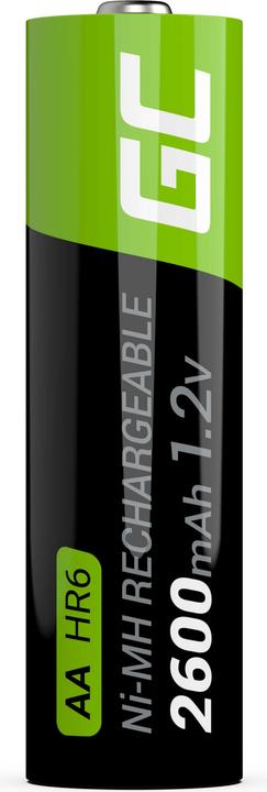 Actual product image GreenCell GR05 - Rechargeable battery - AA - Nickel metal hydride (NiMH) - 1.2 V - 2 pcs. (2 pcs., AA, 2600 mAh)