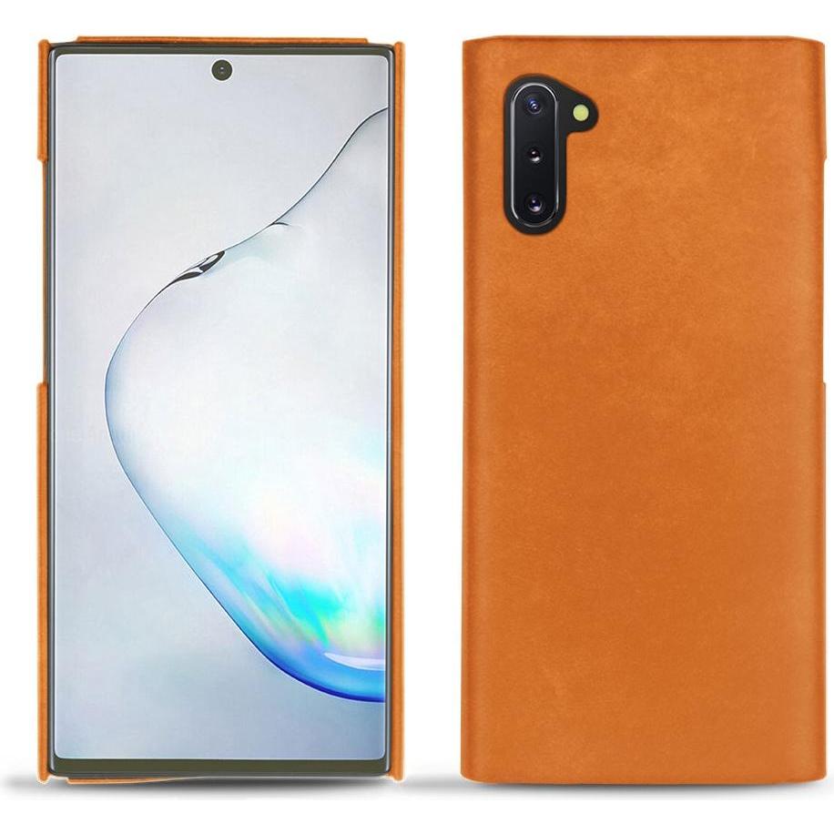 Noreve Lederschutzhülle (Samsung Galaxy Note 10), Smartphone Hülle, Orange