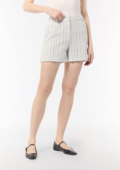 Image du produit Comma Hose Bouclé-Jerseyshorts mit Metallic-Garn (34)
