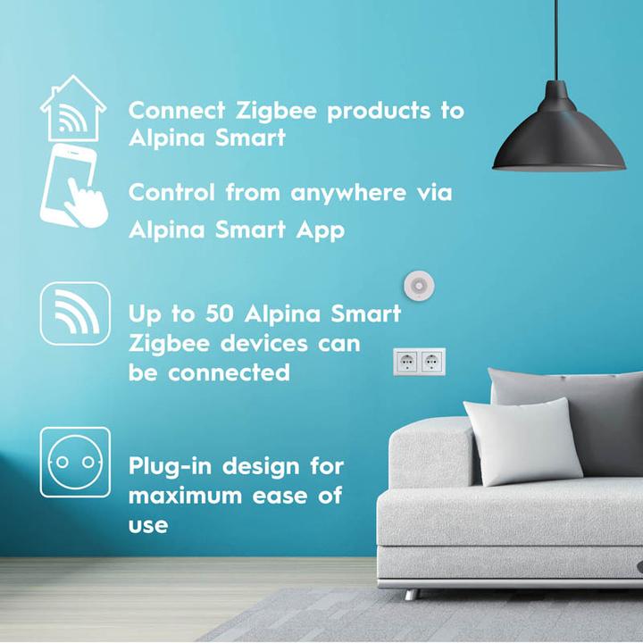 Produktbild alpina Smart zigbee gateway 230V