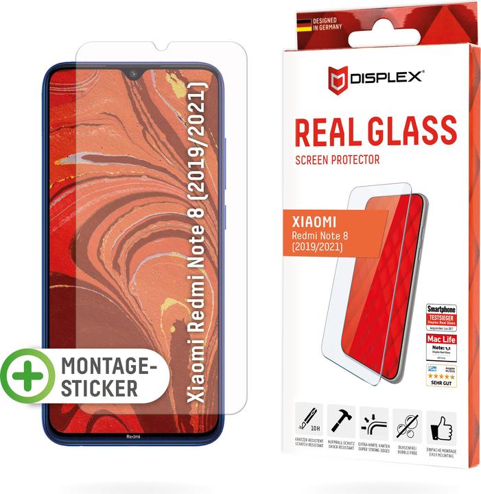 Produktbild Displex Real Glass, 2D Panzerglas (1 Stück)