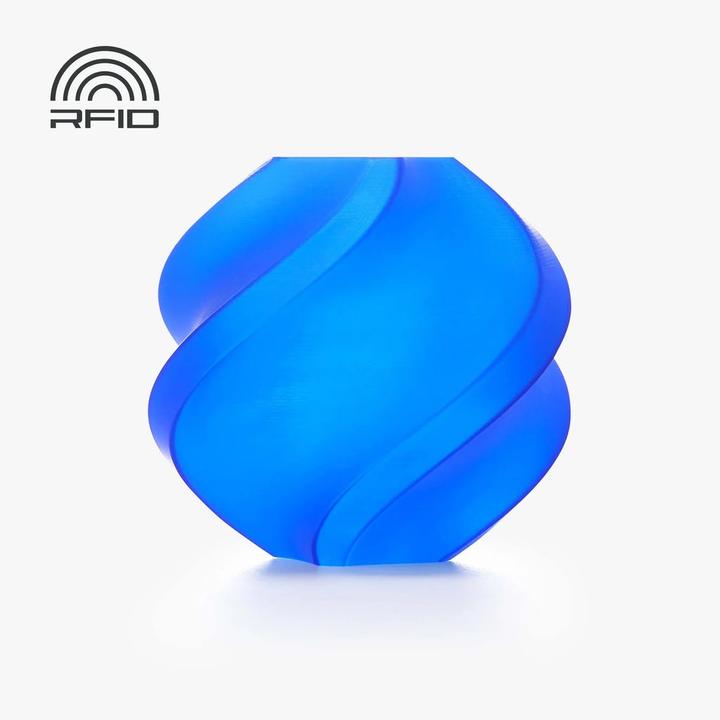Actual product image Bambu Lab - PLA Translucent - Blue - 1.75mm (PLA, 1.75 mm, 1000 g)