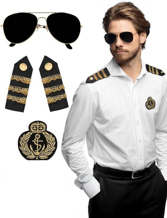 Produktbild Boland Déguisement - Capitaine (4pcs)