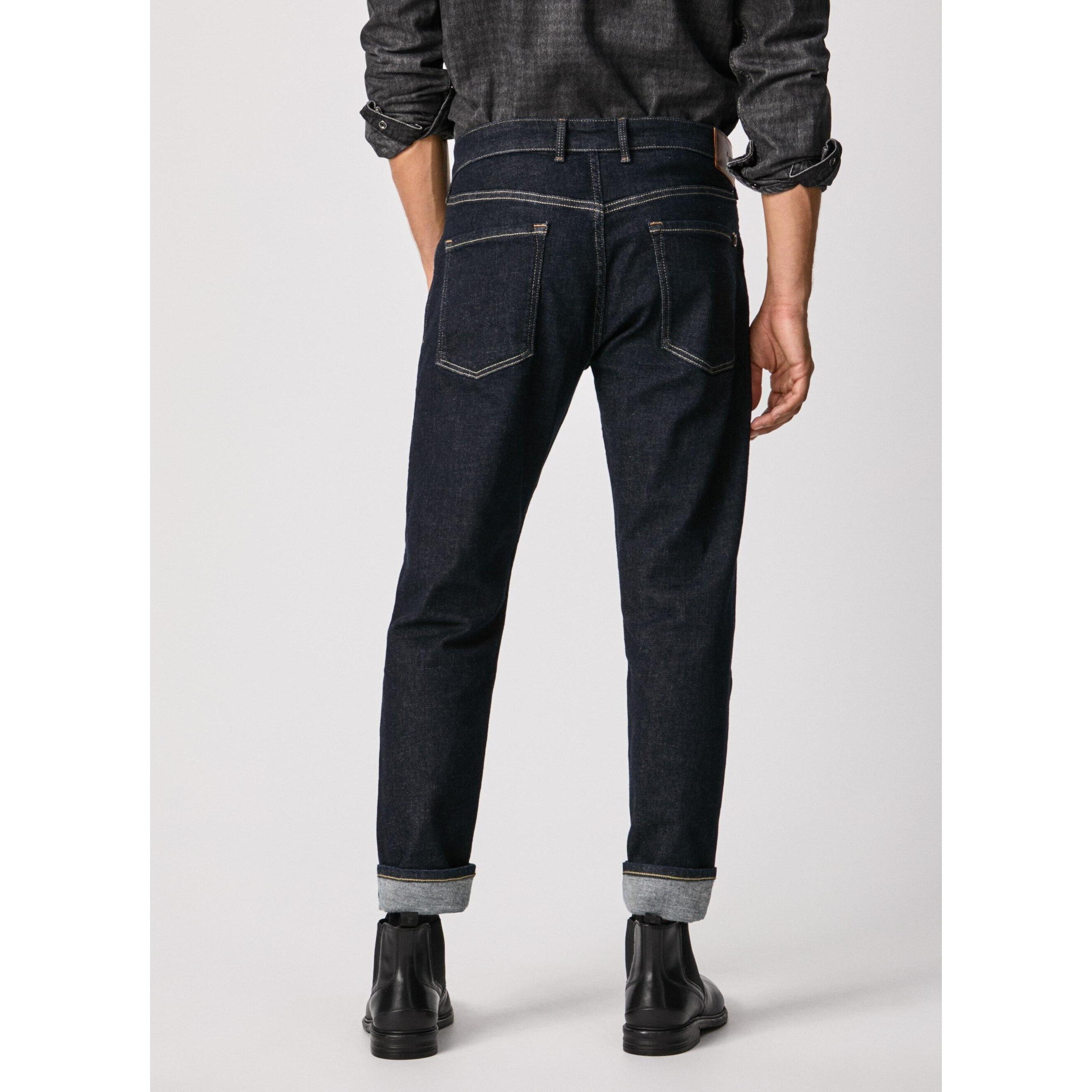 Thumbnail - Pepe Jeans, Herren, Jeans, Callen Crop Relaxed Fit AB0, Blau, (W28/L32)