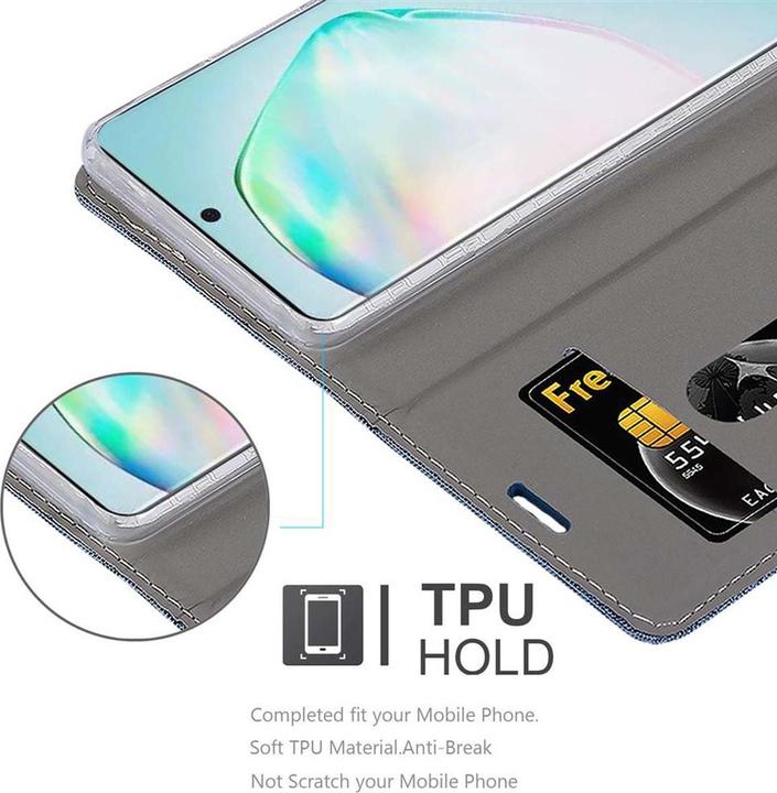 Produktbild Cadorabo Book Jeans Optik Cover (Samsung Galaxy A91)