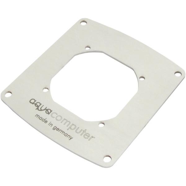 Aqua Computer Einbaublende für Filter mit Edelstahlgewebe, 80 mm Lüfteröf, PC Lüfter Zubehör, Silber