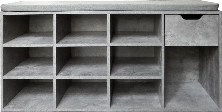 Produktbild HTI-Living Garderobenbank mit 10 Fächern und Schublade Lisa