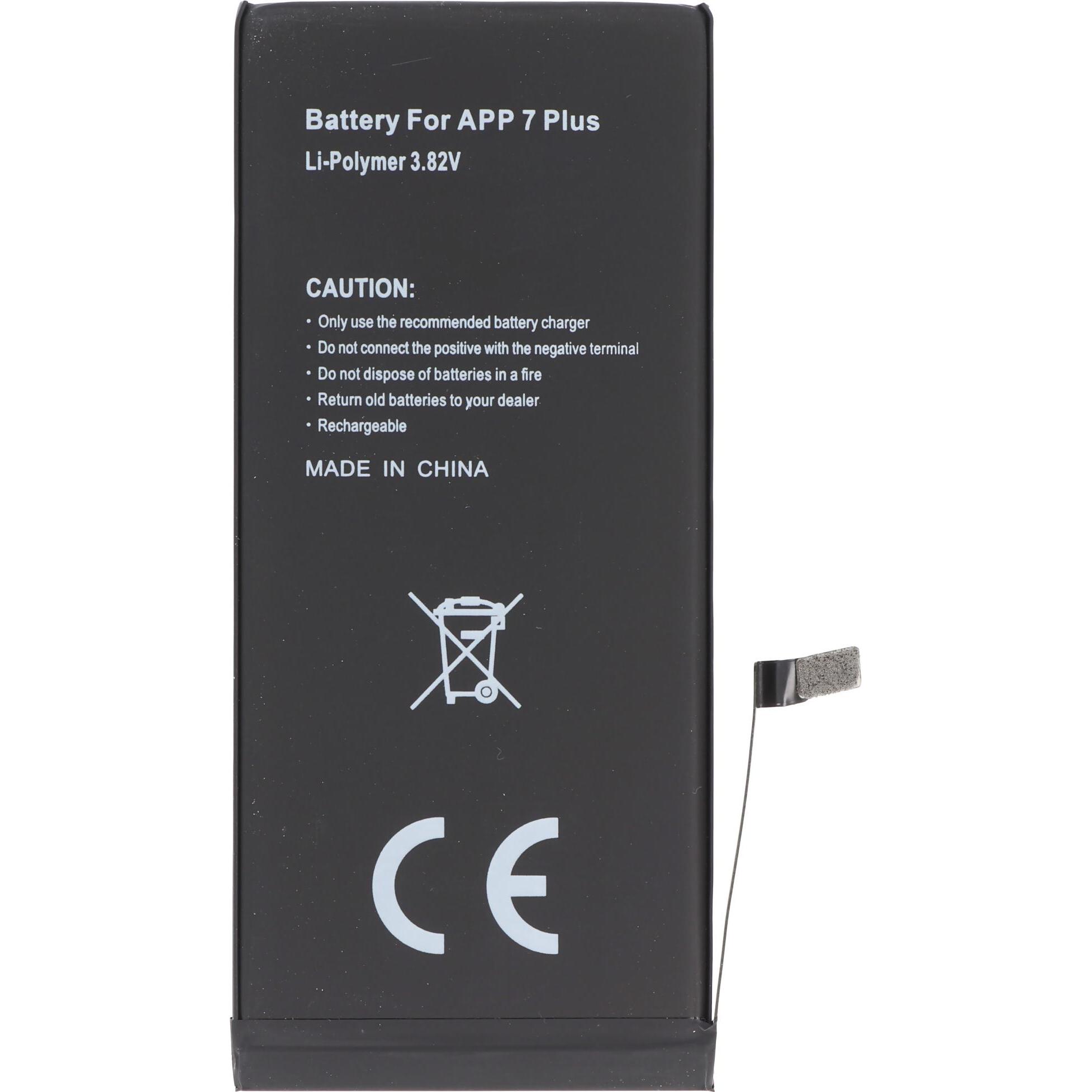 AccuCell Akku Apple iPhone 7 Plus, 616-00249, Smartphone Akku