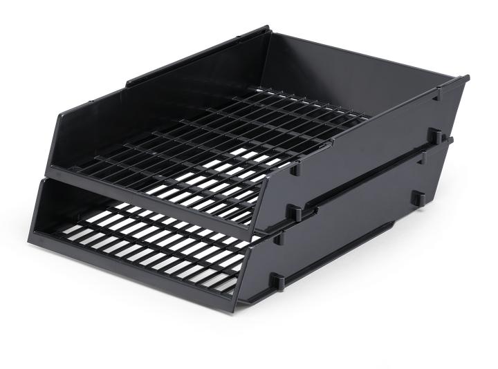 Actual product image Durable ECONOMY Letter tray Blue Angel anthracite (A4, C4)