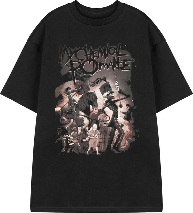 Actual product image My Chemical Romance Unisex Adult The Black Parade Short-Sleeved T-Shirt (3XL)
