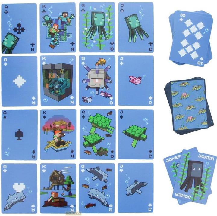 Immagine prodotto Paladone Products Carte da gioco impermeabili Minecraft (Inglese)