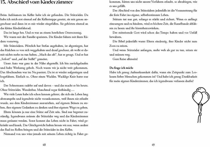 Nutritional values and ingredients Brunnen Wer loslässt, hat die Hände frei (German, Ludwig Burgdörfer, 2024)