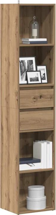 Actual product image vidaXL Bücherregal Artisan-Eiche 36x30x171 cm Holzwerkstoff Bücherschrank (36 x 30 x 171 cm)
