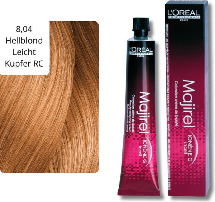 Actual product image L'Oréal Professionnel Majirel (8.04 light blonde light copper)