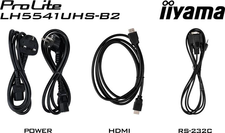 Produktbild iiyama ProLite LH5541UHS-B2 (3840 x 2160 Pixel, 54.60")