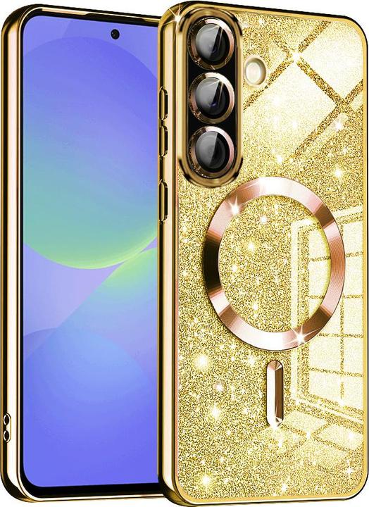 Image du produit Techsuit - Luxury Glitter MagSafe - Samsung Galaxy A36 5G / A56 5G - Gold (Samsung Galaxy A36)