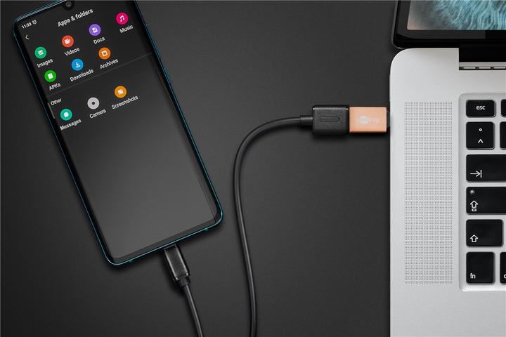 Actual product image Goobay USB A - USB C adapter (USB-A)