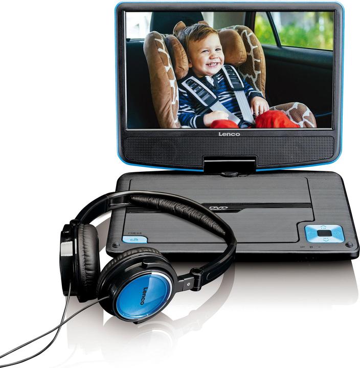 Actual product image Lenco Portable player DVP-910 (DVP910BLAU) (Portable DVD player)