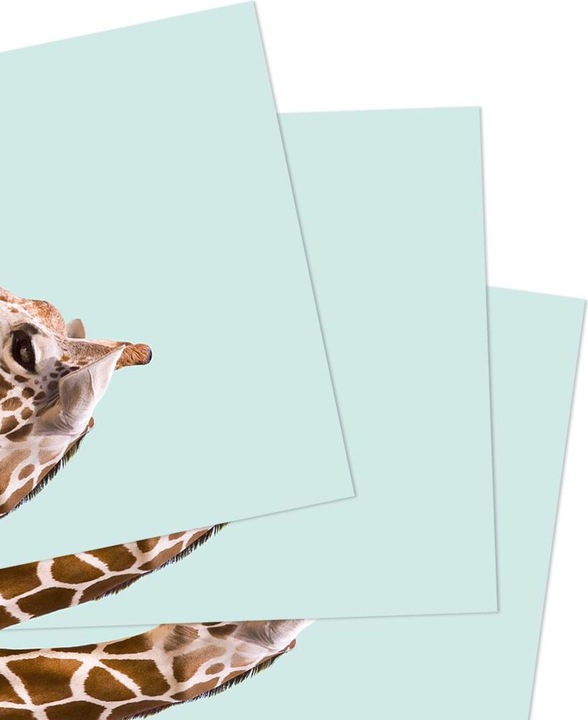 Image du produit Juniqe Girafe pop art (Papier cadeau, 3 x)