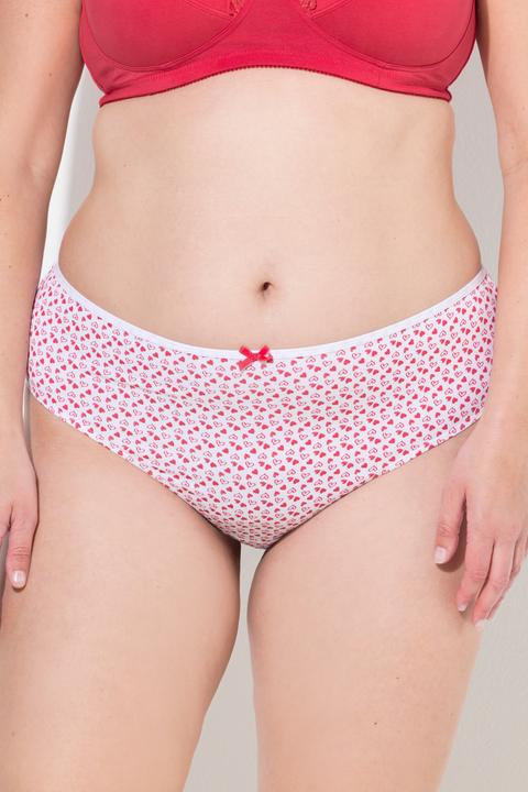 Actual product image Ulla Popken Strings, 5er-Pack, Herzen/einfarbig (60, 5-pack)