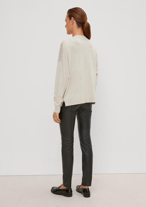 Actual product image Comma Strickpullover Pullover mit V-Ausschnitt aus Viskosemix (M)