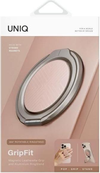 Productafbeelding Uniq Gripfit 360 Magnetic Mount&Kickstand Magnetic Holder pink/blush pink