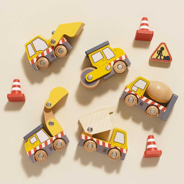Actual product image Le Toy Van Baufahrzeug Set