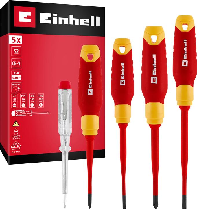 Einhell Accessories Schraubendr. Satz VDE 5-tg