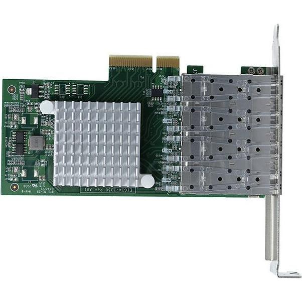 Thumbnail - BlueOptics Converged Network Adapter I350-F4 4xSFP, Transceiver, Grün